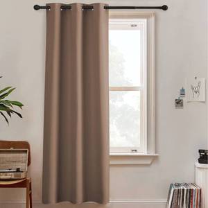 lot 10081 image: RYB HOME Blackout Curtains for Living Room, Thermal Insulated Soundproof Drapes Privacy Vertical Blinds for Bedroom Office Dining Room Loft Dorm, W 60 x L 108 inch, Cappuccino, 1 Pc