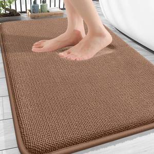 lot 11154 image: OLANLY Thick Memory Foam Bath Mat Rug 30x20, Extra Soft Absorbent Bathroom Rug, Quick Dry Bath Mats, Non-Slip, Machine Washable Carpet for Bathroom, Tub and Shower, Home Decor Accessories, Mocha