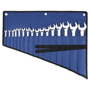 lot 14244 image: ��NO TOOLS��ROCKCOON 16 Pockets Wrench Roll Organizer for 6-32mm Wrenches, Heavy Duty Waterproof Tool Pouch for WrenchesScrewdriversPliers Mens gifts(Empty Bag Only)