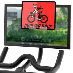 lot 14249 image: Doubleplus Tablet Holder Compatible with Peloton Bike & Plus & Tread & Row, Accessories Holder for iPad, Tablet Stand Compatible with Myx Bike,Mount for Kindle & eReader, NOT FOR Cross Training Series