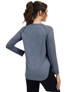 lot 18300 image: Femdouce Womens Sun Shirts UPF 50 Lightweight Athletic Long Sleeve Tshirts Quick Dry Outdoor Running Workout Tops for Women Navy XXL