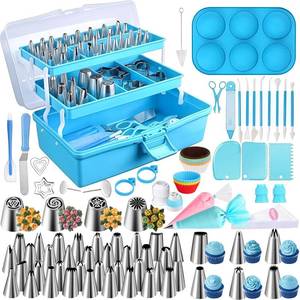 lot 19792 image: Suuker Cake Decorating Tools Supplies Kit, 236 Pieces