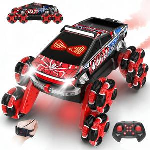 lot 19794 image: Nikuku Cool 8 Wheels Hand Controlled RC Stunt Car, Gesture Sensing Remote Control Car for Boys Age 6-13, 2.4Ghz Climbing Toys for Kid 6 7 8-10 11 12 Year Old, Christmas Birthday Gifts for Boys Girls