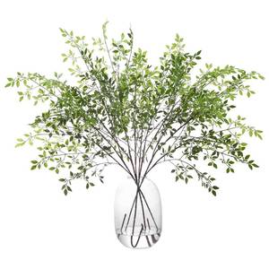 lot 19818 image: LILUYTO 43.3Artificial Greenery Stems 4PCS Artificial Plants Nandina Fake Greenery Branches for Wedding,Garden,Office,Home,Table,Kitchen,Floral Arrangement D�cor