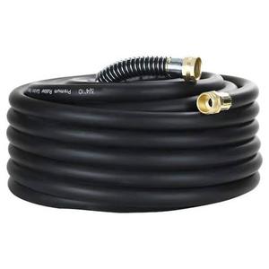 lot 1594 image: Long black garden hose approximately 50 ft