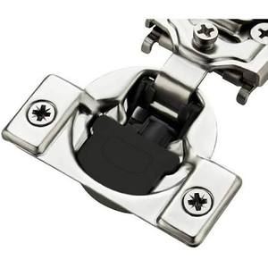 lot 5195 image: 60 Pack 30 Pairs 1-38 inch Overlay Soft Close Hinges for Kitchen Cabinet Hinges Satin Nickel Hidden Hinges Stainless Steel Concealed Hinge self Closing