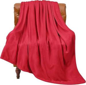 lot 10090 image: Hansleep red throw Blanket