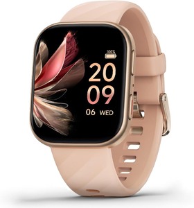 lot 10114 image: FitVII Fitness Tracker with Beige Band