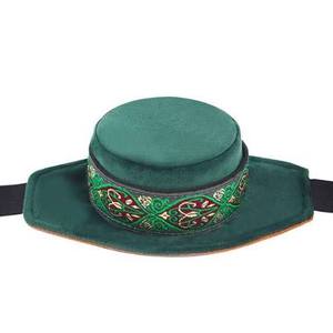 lot 14212 image: High-Grade Velvet smokeless Moxa Cover  Copper Moxibustion Box (1 Hole Cloth(Without Box)
