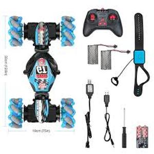 lot 20211 image: AXXE RC Remote Control Car 4WD Blue (Used)