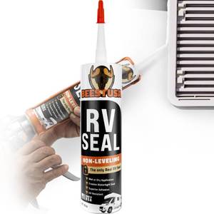 lot 2051 image: BEEST RV Roof Sealant (Non-Leveling) - Lap Sealant for RV Roof, Windows, Skylight, Campers - Waterproof Caulking Sealer for Vertical Surface - Elastomeric Caulk Sealer for Camper and Trailer (Pack 1)
