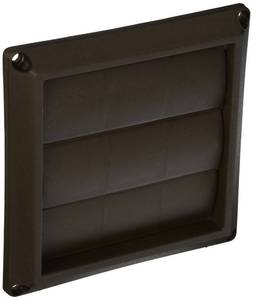 lot 2062 image: Lambro Industries 2677B Lambroindustries Plastic Louvered Vent Hood, 4in, Brown