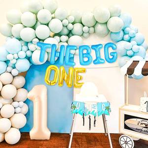 lot 2093 image: JeVenis The Big One Birthday Decorations The Big One Surf 1st Birthday Party Backdrop First Wave Birthday Decoration Summer Beach Surfs Pool 1st Birthday