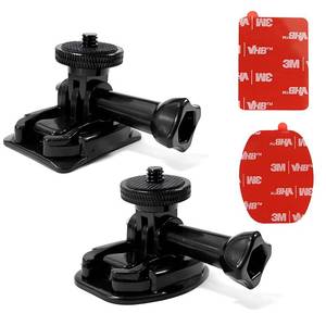 lot 2143 image: Flexible Adhesive Mount for Insta 360 ACE Pro X5 X4 X3 X2 X RS R GO 3S 2, Helmet Sticky Mounts Buckle Mount Screw Accessory Kit Compatible with GoPro Hero 13 Max Session and DJI Osmo Action Cameras