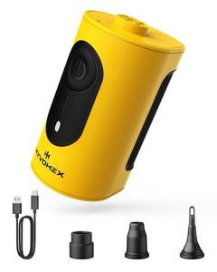 lot 2447 image: Portable Air Pump for Inflatables, 4000mAh Ultra Fast Air Mattress Pump with Advanced Heat Dissipation, 3 Nozzles Electric Air Pump Inflate Deflate for Sleeping Pads, Pool Floats, Vacuum Storage Bag
