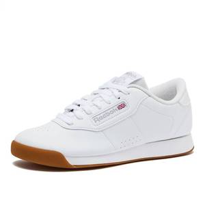 lot 3285 image: Reebok Princess Sneakers for Women, Comfortable Walking or Tennis Womens Shoes, WhiteGum, 5.5