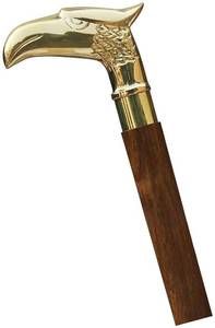lot 4182 image: Aysha Brass Eagle Head Victorian Style Gentlemenfts Cane Designer Wood Walking Stick