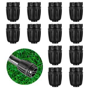 lot 4223 image: 12pc 12inDrip Irrigation End Plugs Fittings,ANTI-LEAK Lock Barbed End Cap For (12in ID x0.6-0.63in OD) Drip Tubing Drip Irrigation Fittings (12Pcs 12 inch Irrigation End Plugs)