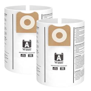 lot 4237 image: 2-Pack Replacement Vacuum Bags Compatible with Ridgid VF3502, VF3501, VF3503, and Craftsman 16 Gallon Shop Vacuums � WetDry Dust Collection � 12 to 16 Gallon Capacity - shop vac bags