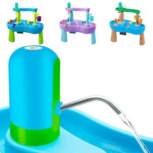 lot 6087 image: Intoypad Ultimate Water Table Pump 3 Hours of Non-Stop Fun Rechargeable Battery Powered Water Pump for Toddlers Water Play Sand Table Toys Accessories Summer Outdoor Game Toys for Kids Blue