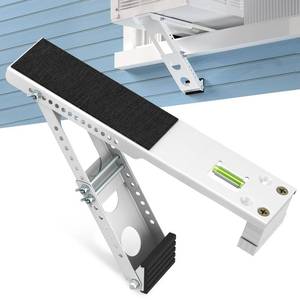 lot 6109 image: Window Air Conditioner Support Bracket Heavy Duty Window AC Bracket with Anti-Slip Shock Absorbring for 5000-12000 BTU AC Units Adjustable Safe Windows Support Mount Up to 85lbs, 13 Inch