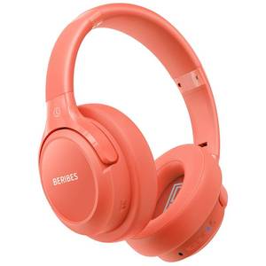 lot 6167 image: BERIBES Bluetooth Headphones Over Ear, 65H Playtime and 6 EQ Music Modes Wireless Headphones with Microphone, HiFi Stereo Foldable Lightweight Headsets, Deep Bass for Home Office Cellphone PC Ect.