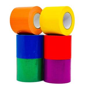 lot 6223 image: SWRT 6-Pack Rainbow Colored Duct Tape 10 Yards x 2 Inch Heavy Duty, Waterproof Color Duct Tape Tear by Hand, Strong Adhesion No Residue for DIY, Packing, Marking and Arts and Crafts