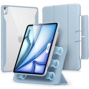 lot 6232 image: ESR for iPad Air 11 Inch Case M4M3M2 (202620252024), iPad Air 5th4th Gen Case (20222020) 10.9 Inch with Pencil Holder, Removable Magnetic Cover, Vertical Stand, Rebound 360 Series, Sky Blue