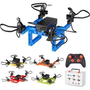 lot 11251 image: TECHVIO Mini Drone for Kids and Beginners,Creative 5-IN-1 DIY Drone Building Kits for Kids to Build Your Own Drones,5 Different Designs, Altitude Hold, 3D Flips,Easy to Build and Fly,Great Gifts for BoysandGirls to Enjoy Building,Flying and Fixing Fun