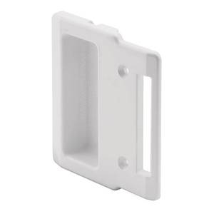 lot 12276 image: Prime-Line A 208 White Sliding Screen Door Pull, fits Andersen (Single Pack) (Used)