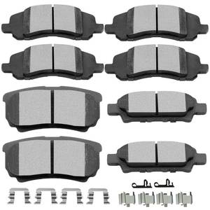 lot 12356 image: Ceramic Brake Pads Kits,SCITOO 8pcs Brakes Pads Set fit for Chrysler 200,Sebring,08-14 for Dodge Avenger,07-12 for Dodge Caliber,07-17 for Jeep Compass,Patriot,04-06,08-17 for Mitsubishi Lancer