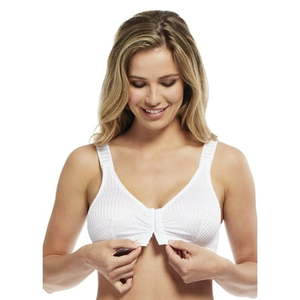 lot 12378 image: Carole Martin Front Adjustable Comfort Bra - Style #7222 Size 48