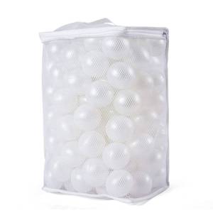 lot 13545 image: Realhaha Ball Pit Balls 100 Play Balls Plastic Balls for Baby Girls Toddlers Kids Play Tent Pool Playhouse Playpen Party Decoration, Pearl White
