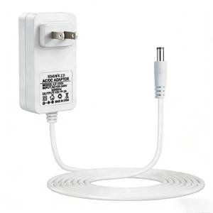 lot 14385 image: Power Cord Replacement for Fenchilin Hollywood Vanity Makeup Mirror Light Bulbs Charger 12V, 6 FT Charging Cable