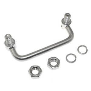 lot 18323 image: Lind Kitchen 304 Stainless Steel U-Shaped Folding Metal Cabinet Handle Hole 90mm3.5in Folding Handle Tool Box Handle