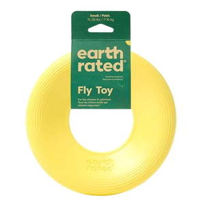 lot 18390 image: Lot of 2 - Earth Rated 870856001557 Dog Flyer Toy  Yellow - Small