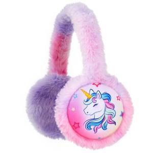 lot 20400 image: Kids Earmuffs Warmer Ear muffs Winter Fleece Earmuffs Warm Ear Covers for Toddle Girls Boys (Pink)