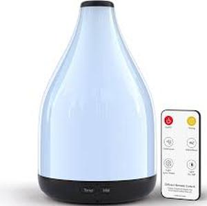 lot 1669 image: KINVILO Aroma Diffuser LLD-2506J 300ml Essential Oil Ultrasonic Humidifier