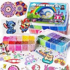 lot 5210 image: Fuse Bead Kit Create Your Own Favorite Character Ages 5used