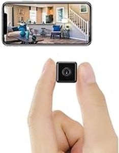 lot 6225 image: Mini Indoor Wireless WiFi Camera Spy Small Home Security Hidden Cameras Body Small Outdoor Camara Micro Nanny Cam Pet Dog Babysitter House Security Cams Room Cams No Need Wifi Cam Compatible Android