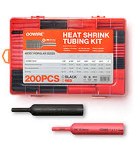 lot 18312 image: Domre Heat Shrink Tubing Kit 200pcs Red