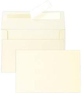 lot 18362 image: Silunkia Cream Blank Note Card 5 x 7in, 100pcs