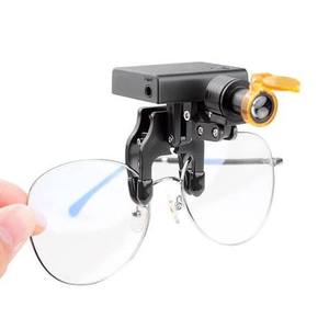 lot 18368 image: OUBO DY-013 5W Headlamp Head Light Clip-on Type with Optical Filter for Binocular Loupes Magnifer and Eyeglasses Adjustable Brightness Adjustable Angle