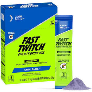 lot 18417 image: Gatorade Glacier Freeze Fast Twitch Energy Drink Mix, 10 Pack
