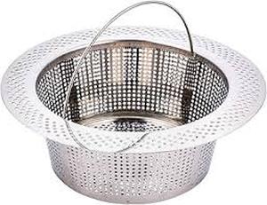 lot 20275 image: Kitchen Strainer Basket Set with Handle (5.5in)
