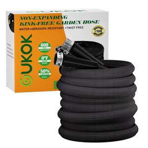 lot 1761 image: 100 FT Garden Hose, Non-Expanding Water Hose, Ultra Flexible, Burst-Resistant, Kink-Free, High-Pressure Garden Hose for Easy All-Weather Use on Lawns, Gardens, and Outdoor Cleaning