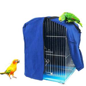 lot 2165 image: QBLEEV Bird Parrot Cage Cover Shade, Blackout Birdcage Covers, Windproof Light-Proof Sleep Reduces Distractions Night Accessories Cloth Without Cage-12.6x13x17.7in (LxWxH)