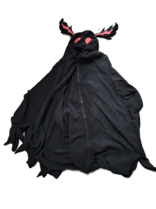 lot 2285 image: Sip of Black mothman onesie size L