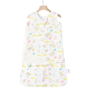 lot 2306 image: Ftikvo Swaddle-Blanket Baby Girl and Boy Swaddles Newborn Infant Transition 100percent Cotton Wrap Blankets, 3-Way Adjustable Wearable Blanket, TOG 1.0 (Rainbow, 3-6 Month)