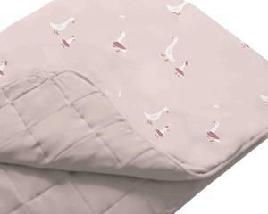 lot 2333 image: GUNAMUNA Baby Cloud Blanket, Nursery Swaddling Blankets for Toddlers Infants Babies, 0.5 TOG, Tutu Goose, Toddler (57in x 39in)